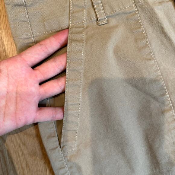 10Tree Organic Cotton Beige Cream Pants Trouser Pants sz 8 - Picture 6 of 8